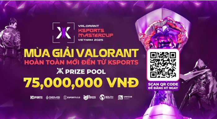 VALORANT KSPORTS MASTERCUP 2025: MÙA HÈ BÙNG NỔ CHO GAME THỦ VIỆT